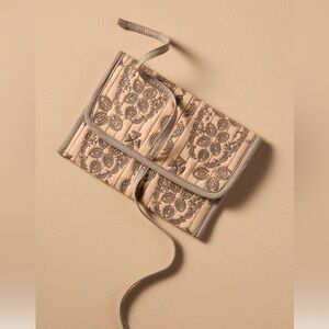 Llano x Anthropologie Embroidered jewelry roll